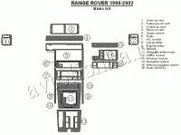 Декоративные накладки салона Land Rover Range Rover 1996-2002 базовый набор, Соответствие OEM, 16 элементов.