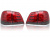Toyota Land Cruiser 200 (07-15) фонари задние красные, дизайн Lexus