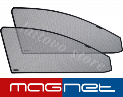 Peugeot 508 (2010-н.в.) комплект бескрепёжныx защитных экранов Chiko magnet, передние боковые (Стандарт)