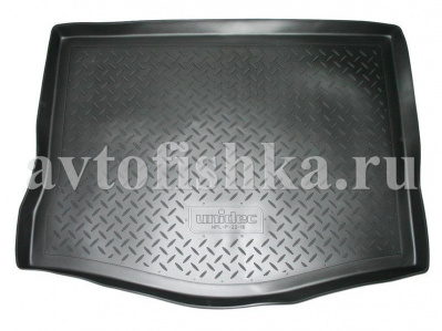 Коврик в багажник Hyundai i40 универсал 2012- полиуретановый, черный, Norplast
